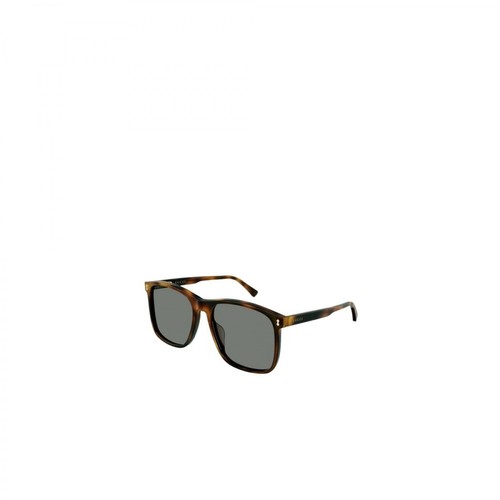 Gucci, Tortoiseshell rectangular sunglasses Brązowy, male, 1058.00PLN