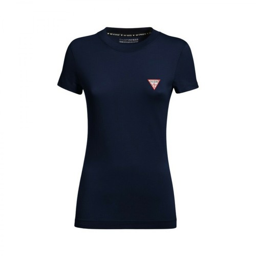 Guess, T-shirt - W1Yi0Z Niebieski, female, 123.00PLN