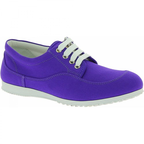 Hogan, sneakers shoes in canvas Fioletowy, female, 456.00PLN