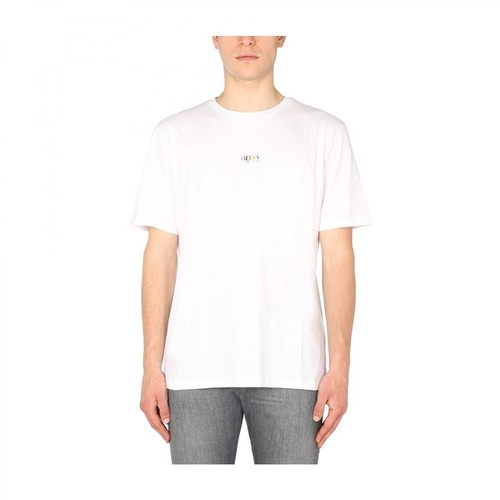 Hugo Boss, Love T-Shirt With Print Biały, male, 548.00PLN
