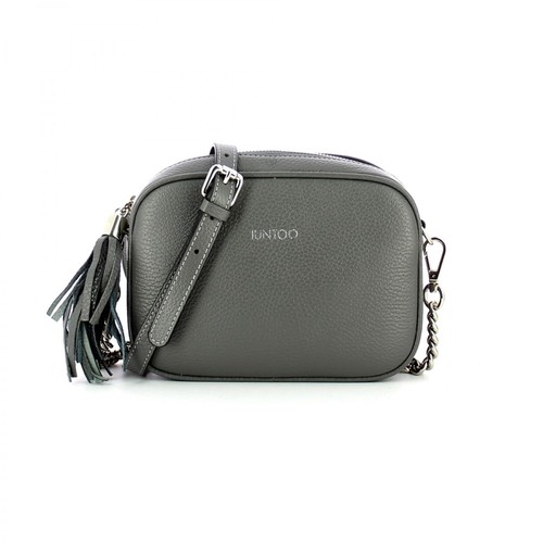 Iuntoo, Armonia Camera Bag with two-tone tassel Szary, female, 326.00PLN
