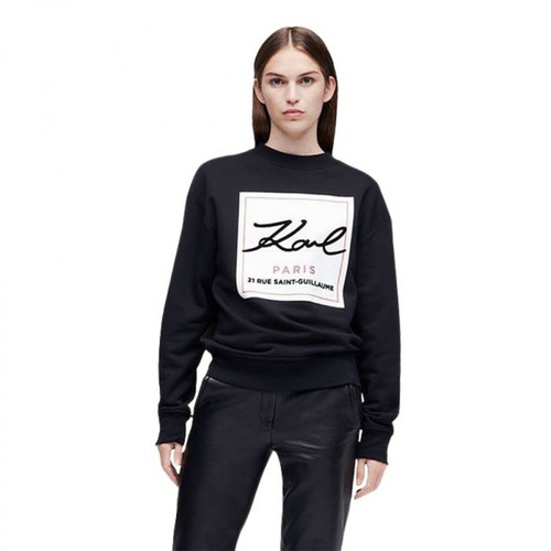 Karl Lagerfeld, Bluza damska Karl Lagerfeld Sweatshirt 216W1890 999 XS Czarny, female, 977.50PLN
