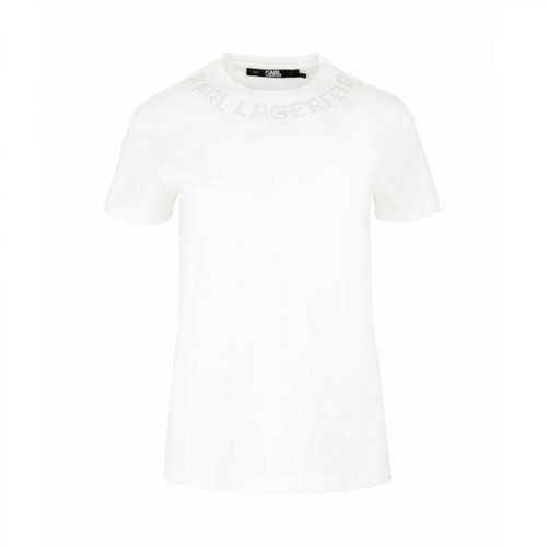 Karl Lagerfeld, T-shirt Biały, female, 293.40PLN