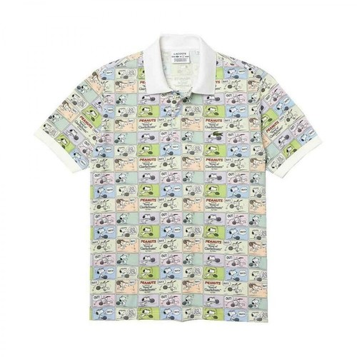 Lacoste, Peanuts Viñetas Snoopy T-shirt Szary, male, 639.00PLN