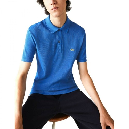 Lacoste, Polo t-shirt Niebieski, male, 308.00PLN