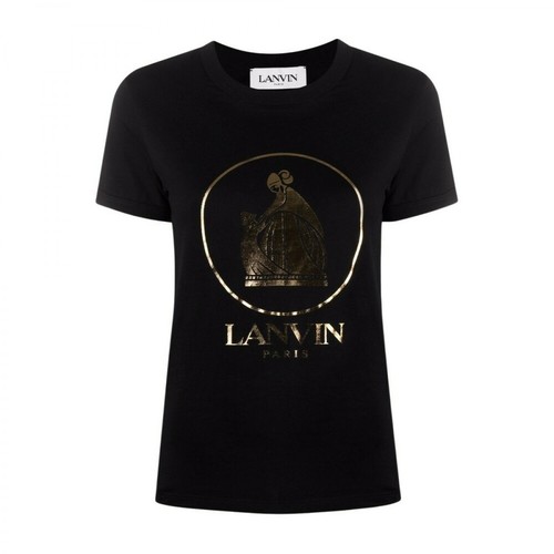 Lanvin, Rwts0007J068A2110 T-Shirt Czarny, female, 1186.00PLN