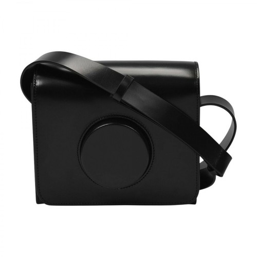 Lemaire, Camera Bag in Cow Leather Czarny, female, 4080.65PLN
