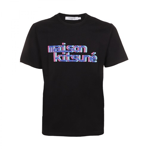 Maison Kitsuné, T-shirt Czarny, male, 365.00PLN