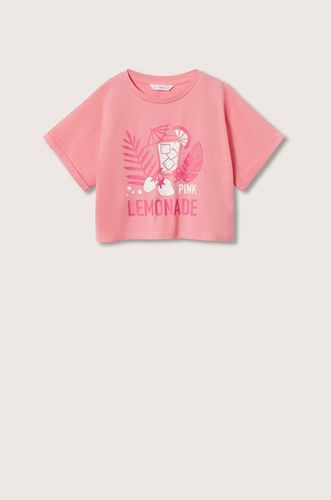 Mango Kids t-shirt bawełniany dziecięcy Lemonade 35.99PLN