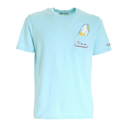 MC2 Saint Barth, T-shirts and Polos Blue Niebieski, male, 329.00PLN