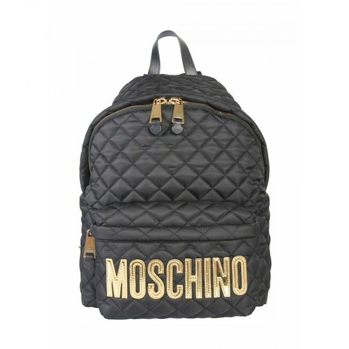 Moschino, B760782012555 Backpack Czarny, female, 2210.00PLN