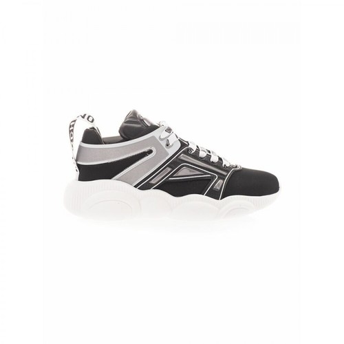 Moschino, Ma1523G1Amo100A Leather Sneakers Czarny, female, 2252.00PLN