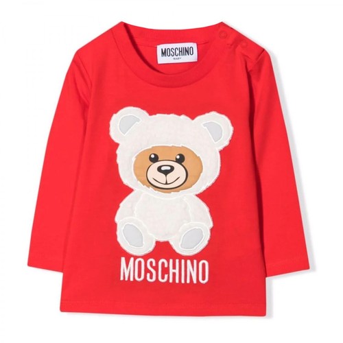 Moschino, T-shirt Czerwony, male, 272.00PLN