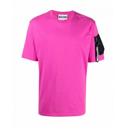 Moschino, T-Shirt Różowy, male, 902.00PLN