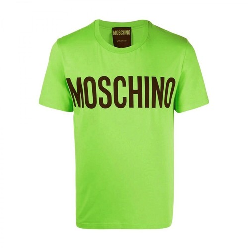 Moschino, t-shirt Zielony, male, 639.00PLN