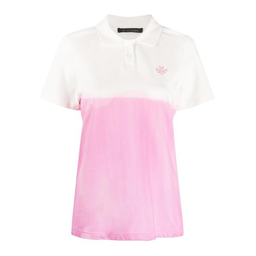 Mr&Mrs Italy, Tie-Dye Regular Polo T-Shirt Różowy, female, 1368.00PLN