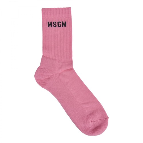 Msgm, socks Różowy, female, 146.40PLN