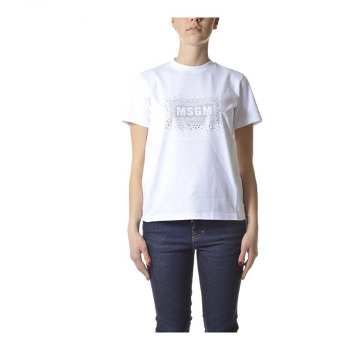 Msgm, T-shirt and Polo Biały, female, 844.00PLN
