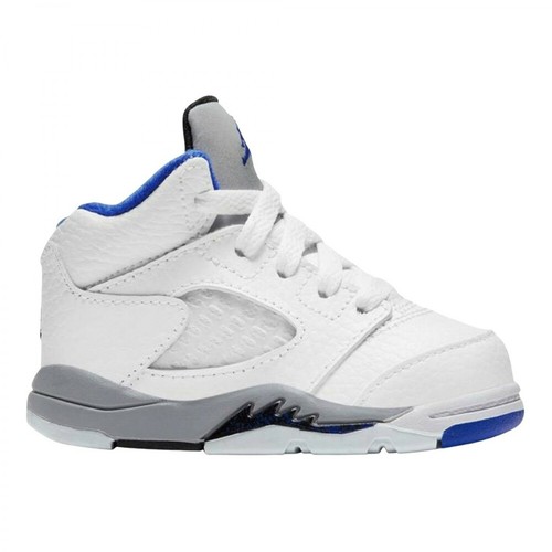 Nike, Air Jordan 5 Retro Stealth 2021 Sneakers Biały, male, 895.00PLN