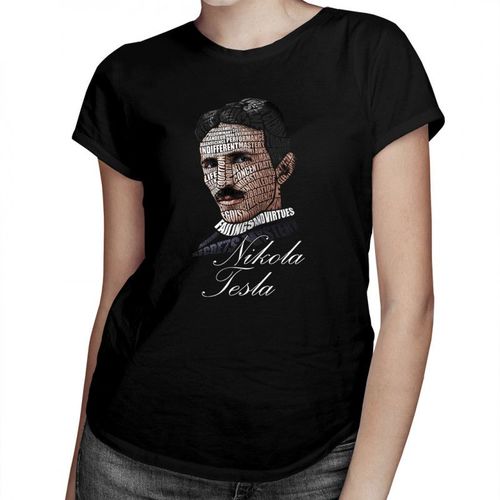 Nikola Tesla - damska koszulka z nadrukiem 69.00PLN