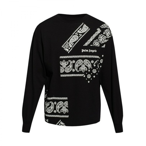 Palm Angels, T-shirt with long sleeves Czarny, male, 1387.00PLN