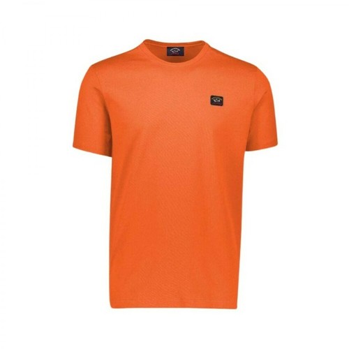 Paul & Shark, T-Shirt Pomarańczowy, male, 449.36PLN