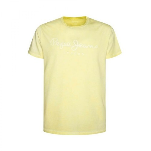 Pepe Jeans, West Sir T-Shirt Żółty, male, 115.38PLN