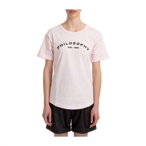 Philosophy di Lorenzo Serafini, Short sleeve t-shirt Różowy, female, 776.00PLN