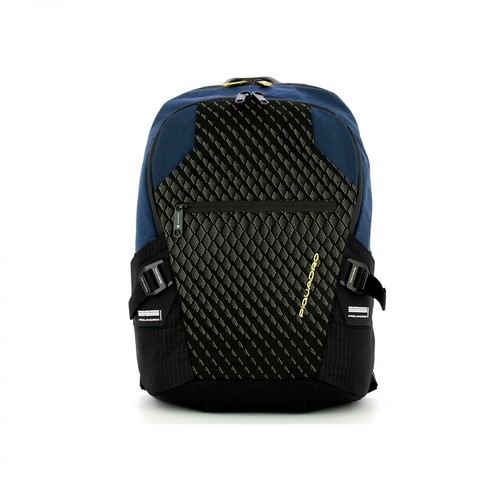 Piquadro, Two-pocket PC backpack with Rfid Pq-Y 14.0 Niebieski, male, 883.00PLN