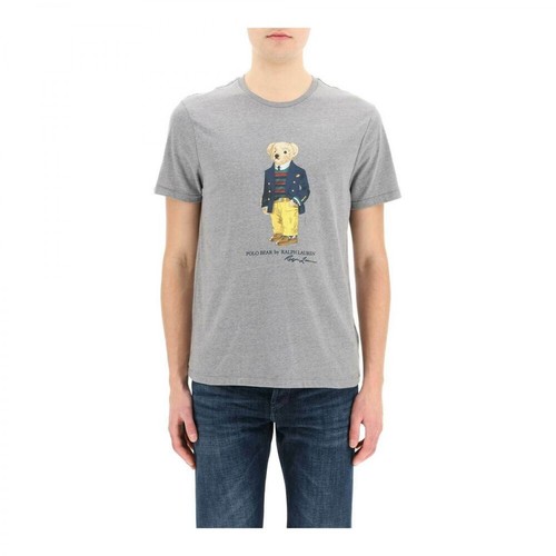 Polo Ralph Lauren, polo bear t-shirt Szary, male, 406.00PLN