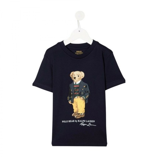 Polo Ralph Lauren, T-shirt Niebieski, male, 206.00PLN