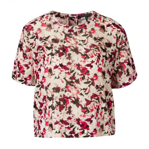 Rag & Bone, Gia Burnout T-Shirt Beżowy, female, 1596.00PLN
