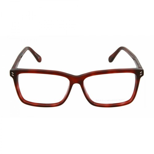 Stella McCartney Pre-owned, Kwadratowe okulary optyczne z octanu Czerwony, female, 830.00PLN