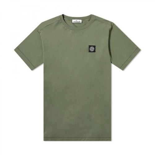 Stone Island, T-shirt Zielony, male, 628.00PLN