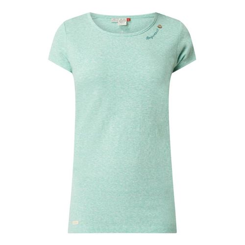 T-shirt melanżowy model ‘Mint’ 99.99PLN