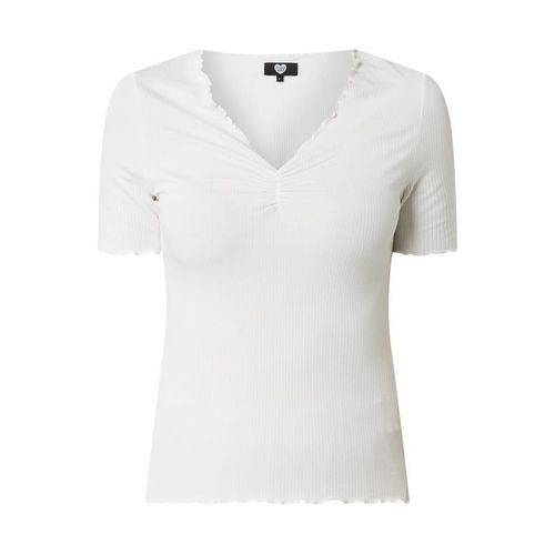 T-shirt z prążkowaną fakturą model ‘Bella’ 89.99PLN