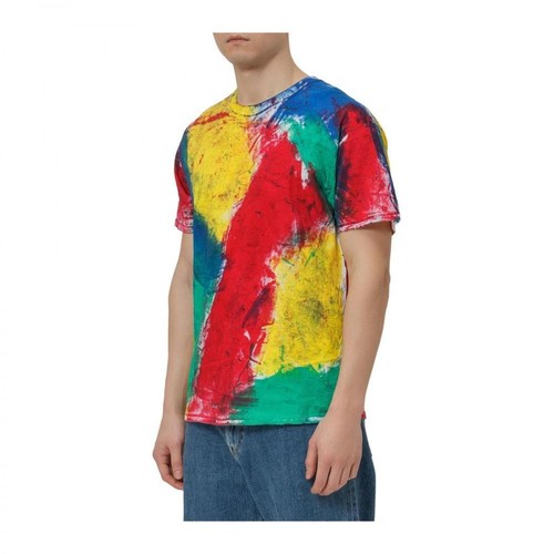 Tigran Avetisyan, Multicolor Painted T-shirt Czerwony, male, 471.00PLN