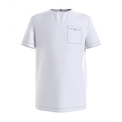 Tommy Hilfiger, t-shirt Biały, male, 105.00PLN