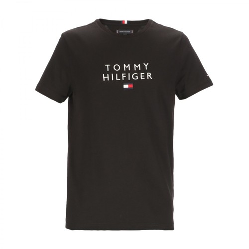 Tommy Hilfiger, T-shirt Czarny, male, 171.00PLN