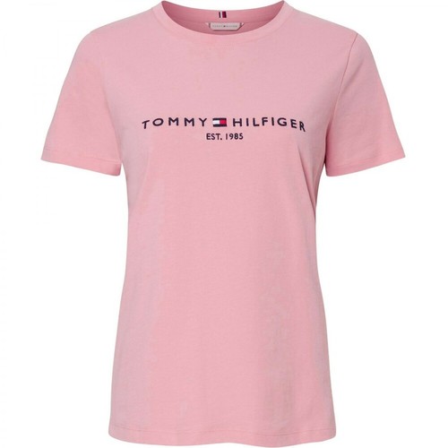 Tommy Hilfiger, T-shirt Różowy, female, 182.00PLN