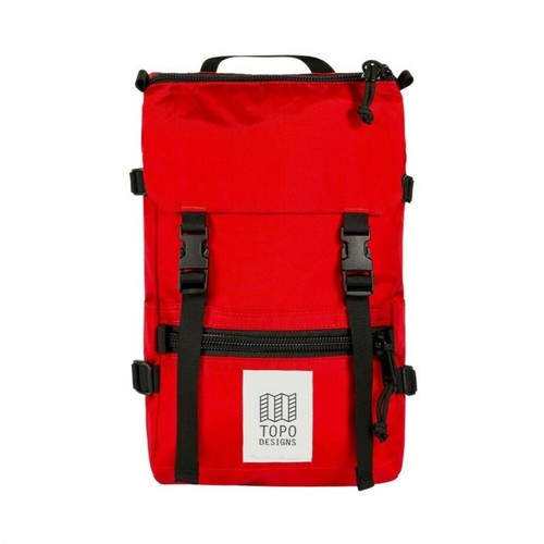 Topo Designs, Rover canvas backpack Czerwony, male, 448.00PLN