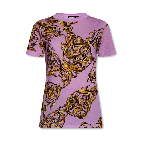 Versace Jeans Couture, T-shirt Różowy, female, 726.00PLN