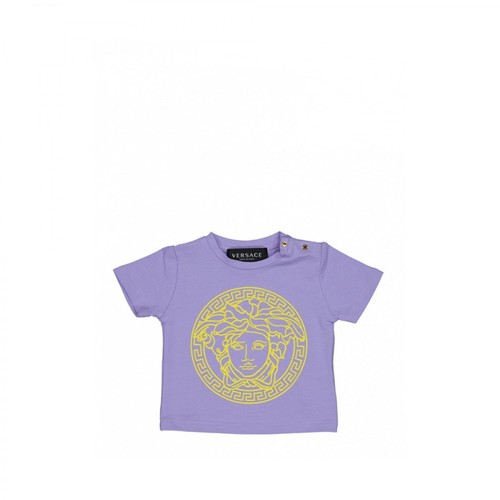 Versace, Medusa T-shirt Fioletowy, female, 502.00PLN