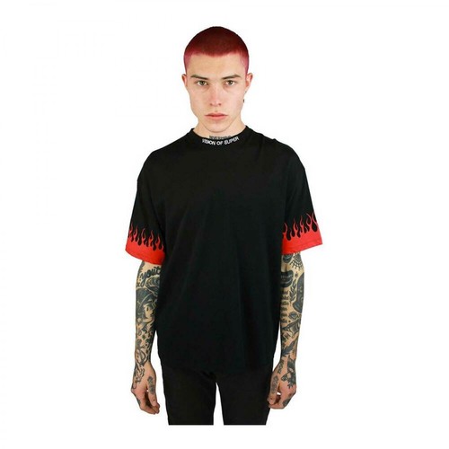 Vision OF Super, T-Shirt Flame Czarny, male, 376.00PLN