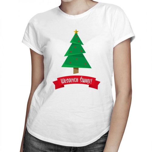 Wesołych świąt - damska koszulka z nadrukiem 69.00PLN