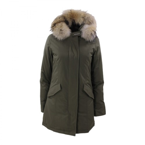 Woolrich, Luxury Arctic Parka with removable raccoon fur Zielony, female, 3519.00PLN
