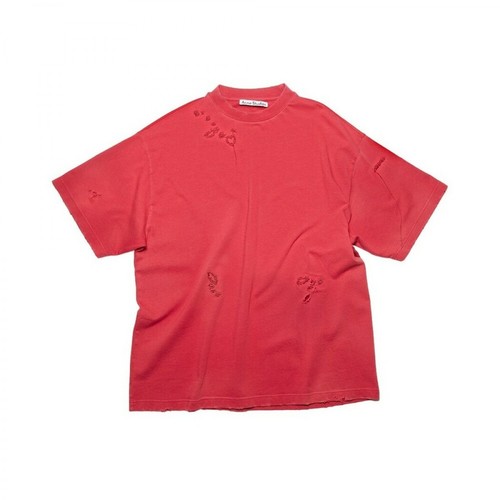 Acne Studios, Fn-Wn-Tshi000408 t-shirt Czerwony, female, 1186.00PLN