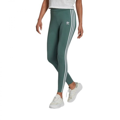 Adidas Originals, Legginsy Zielony, female, 159.85PLN
