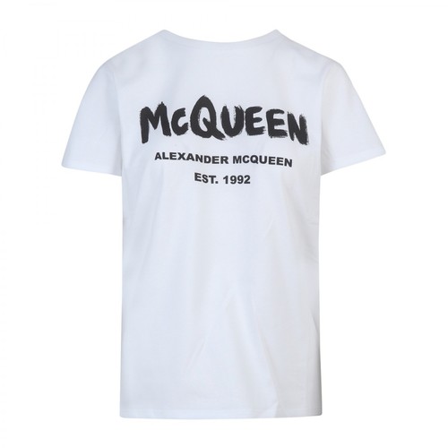 Alexander McQueen, T-Shirt 608614Qzad3 Biały, female, 1309.04PLN