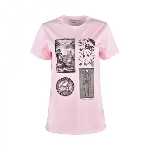 Alexander McQueen, T-shirt Różowy, female, 548.00PLN